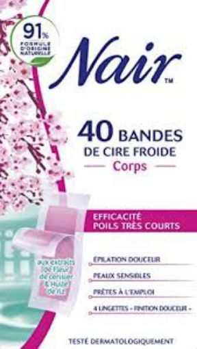 Picture of NAIR BANDE DE CIRE CORPS CERISIER 40 BANDES
