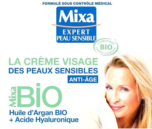 Picture of MIXA EXPERT PEAU SENSIBLE BIO SOIN VISAGE PEAUX SENSIBLE ANTI AGE 50ML