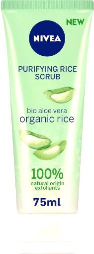 Picture of NIVEA PURIFYING RICE SCRUB BIO ALOE VERA 75ML