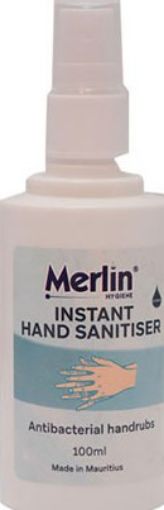 Picture of MERLIN HAND SANITISER 100ML