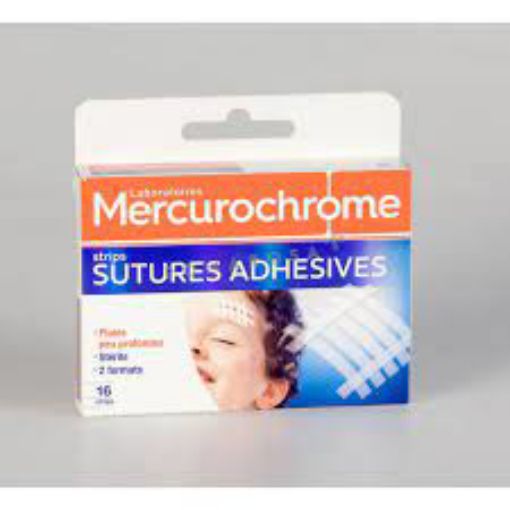 Picture of MERCUROCHROME PANSEMENT SUTURES ADHES 16PCS