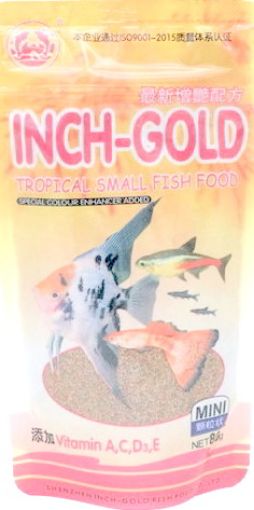 Picture of INCH GOLD TROPICAL SMALL FISH FOOD 80G