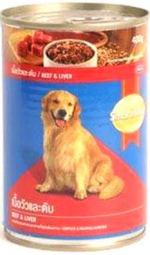 Picture of SMART HEART ADULT DOG WET FOOD BEEF AND LIVER 400G