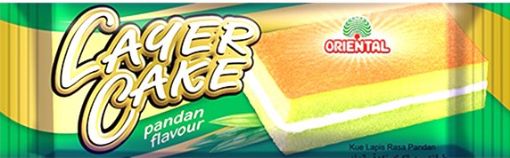 Picture of ORIENTAL LAYER CAKE PANDAN 16GRMS