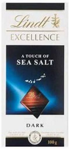 Picture of LINDT EXCELLENCE SEA SALT DARK CHOCOLATE 100G