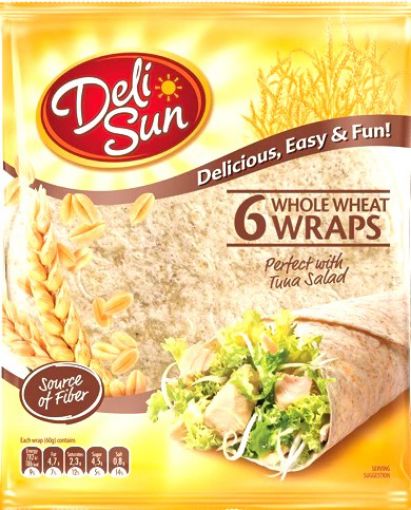 Picture of DELI SUN WHOLEWHEAT WRAPS 360G