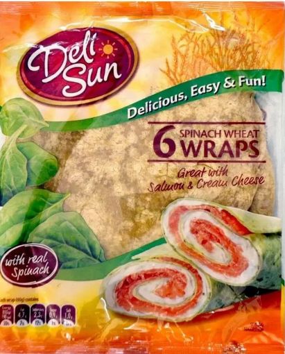 Picture of DELI SUN SPINACH WRAPS 360G