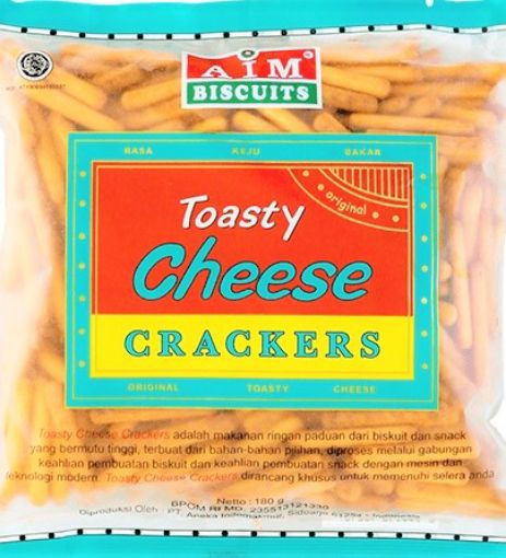 Picture of AIM TOASTY CHEESE CRACKER 180G