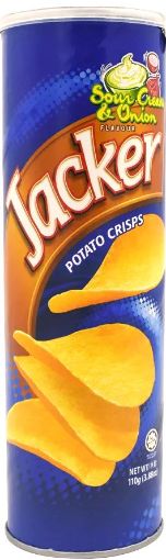 Picture of JACKER POTATO CRISPS SOUR CREAM 100GRMS