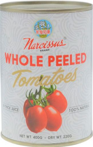 Picture of NARCISSUS WHOLE PEELED TOMATO 400G