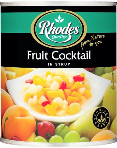 Picture of RHODES FRUIT COCKTAIL IN SYRUP 825G