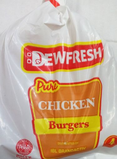 Picture of DEWFRESH CHICKEN BURGERS X4 200G