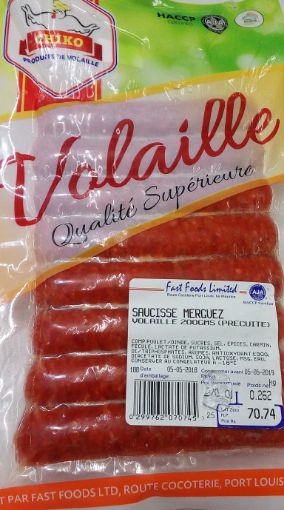 Picture of CHIKO SAUCISSE MERGUEZ VOLAILLE 200G