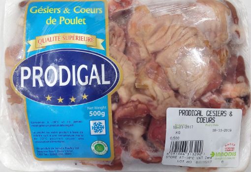 Picture of PRODIGAL GIZZARD HEART 500G