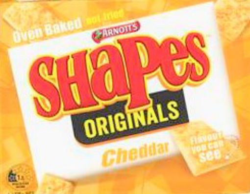 Picture of SHAPES CHEDDAR 175G