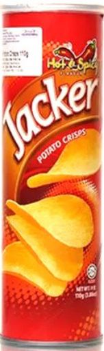 Picture of JACKER POTATO CRISPS HOT   SPICY 100GRMS