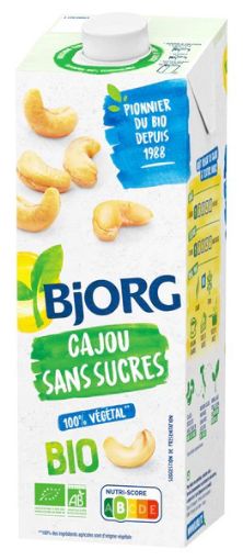 Picture of BJORG BV LAIT CAJOU SANS SUCRE 1L