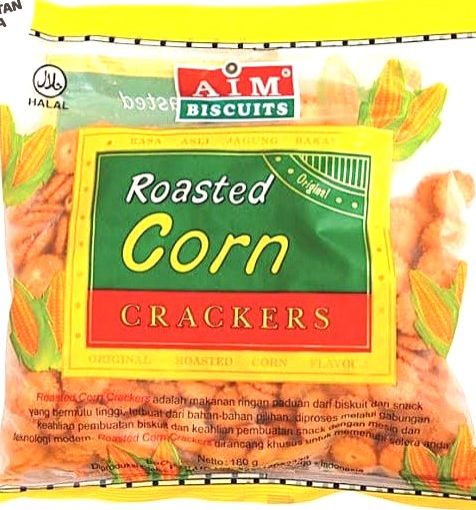 Picture of AIM ROASTED CORN CRACKERS 180G