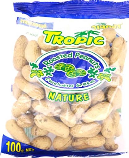 Picture of TROPIC ROASTED PEANUTS IN SHELLS 100G