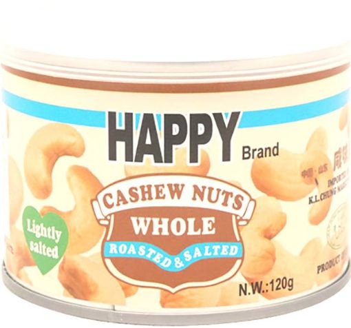 Picture of HAPPY SALTED CASHEW NUTS 120G