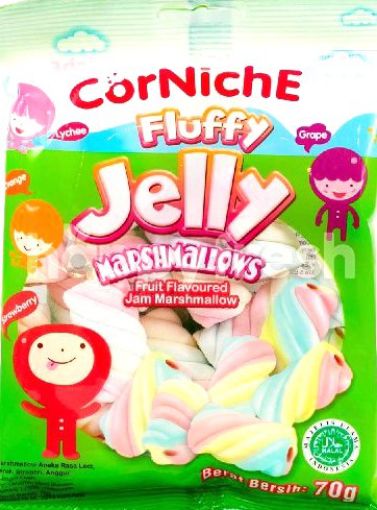 Picture of CORNICHE MARSHMALLOWS FLUFFY JELLY 70G