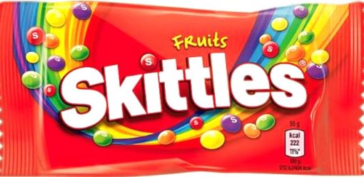 Picture of SKITTLES  FRUITS 45G