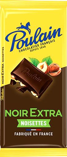 Picture of POULAIN NOIR EXTRA NOISETTE 100G