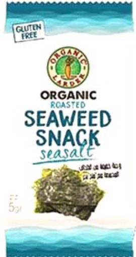 Picture of ORGANIC LARDER SEAWEED SNACK SEA SALT 5G