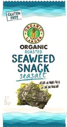 Picture of ORGANIC LARDER SEAWEED SNACK SEA SALT 5G