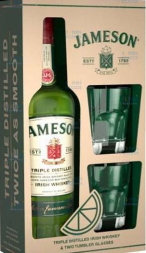 Picture of COFFRET JAMESON 70CL + 2 GLASSES FREE