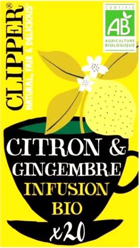 Picture of CLIPPER INFUSION CITRON   GINGEMBRE 50G