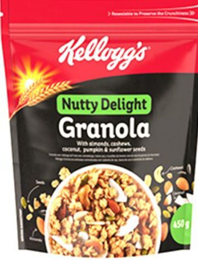 Picture of KELLOGGS GRANOLA NUTTY DELIGHT 450G