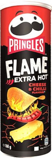 Picture of PRINGLES CHEESE CHILLI EXTRA HOT 160G