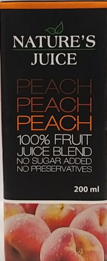 Picture of NATURES JUICE PEACH 200ML