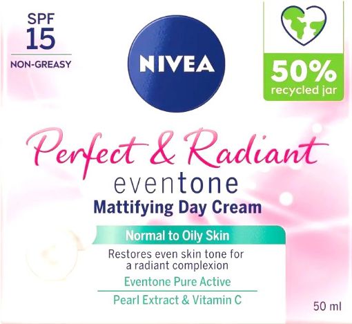 Picture of NIVEA FACE PERFECT RADIANT MATTIFYING CREAM SPF15 50ML