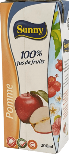 Picture of SUNNY 100% FRUIT JUICE BRIK APPLE 200ML