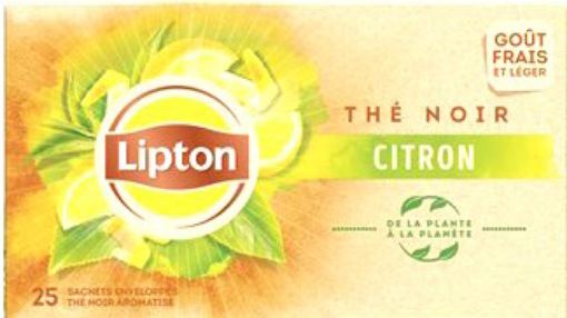 Picture of LIPTON THE NOIR X25 CITRON 40G