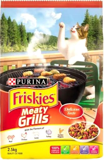 Picture of PURINA FRISKIES ADULT MEATY GRILL 2 5KG