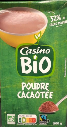 Picture of CASINO BIO POUDRE CACAOTEE 500G