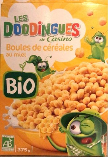 Picture of CO DOODINGUES BIO BOULES MIEL 375G