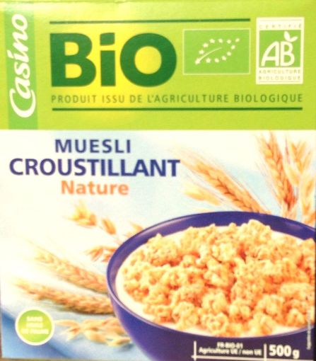 Picture of CO BIO MUESLI CROUSTILLANT NATURE 500G