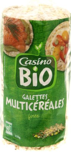 Picture of CASINO  BIO GALETTES MULTICEREALES 115G