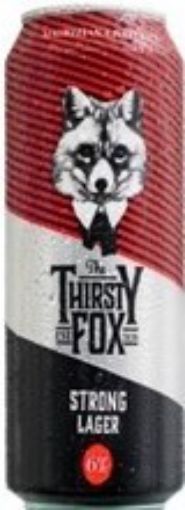 Picture of THE THIRSTY FOX STRONG LAGER CAN 500ML