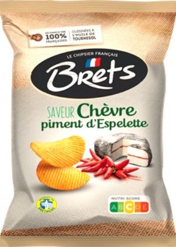 Picture of BRETS CHIPS CHEVRE PIMENT D ESPELETTE 125G