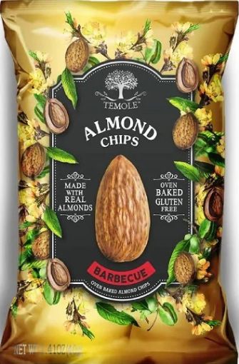 Picture of TEMOLE ALMOND CHIPS BBQ 40G