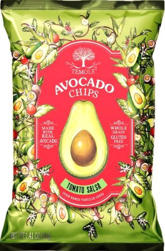 Picture of TEMOLE AVOCADO CHIPS SEA SALT 40G