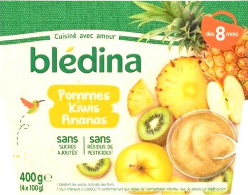 Picture of BLEDINA POMMES KIWIS ANANAS 400G