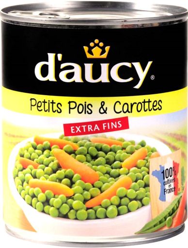 Picture of DAUCY PETIT POIS CAROTTE EXTRA FINS 200G