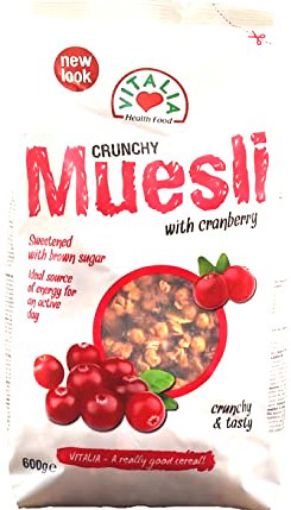 Picture of VITALIA CRUNCHY MUESLI CRUNCHY 600G