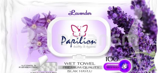 Picture of PAPILION WIPES LAVENDER X100